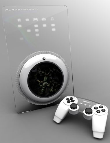 Игровое железо - Концепт стеклянной PlayStation 4