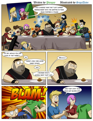 Team Fortress 2 - Забавные комиксы