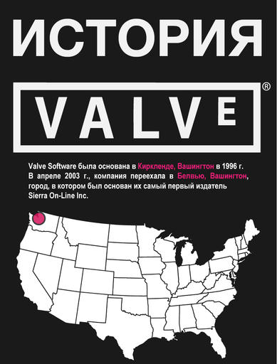 Обо всем - Инфографика: история Valve